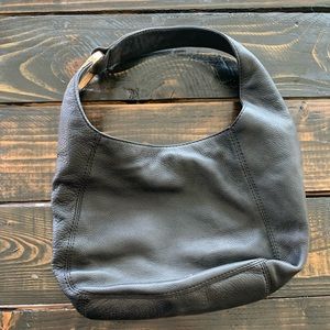 Michael Kors Black Leather Hobo Satchel Purse